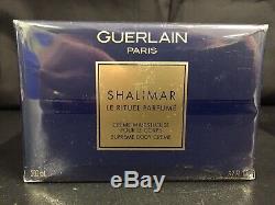 NIB Guerlain Shalimar Dusting Powder, Supreme Body Creme & Perfumed Soap