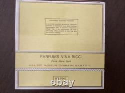 NINA RICCI Perfumed Dusting Powder 6oz Vintage Sealed with Puff