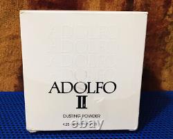 NOS Adolfo II Fragrances Perfumed Dusting Powder 4.25 oz / 121 g withDefects