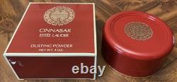 NOS Cinnabar by Estee Lauder Dusting Powder (4 oz) Talc Fragrance IOB #7608