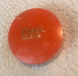 NOS Jovan Musk Oil Dusting Powder Women's Perfume 2 Oz Sealed Rare Vintage