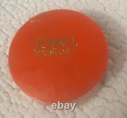 NOS Jovan Musk Oil Dusting Powder Women's Perfume 2 Oz Sealed Rare Vintage