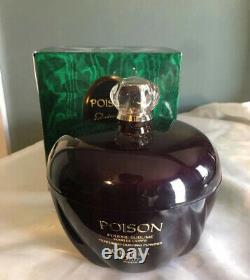 New Christian Dior Paris Poison Perfume Dusting Body Powder 7 oz Rare Vintage