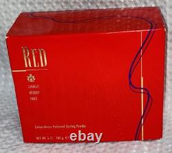 New Giorgio Beverly Hills RED Extraordinary Perfumed Dusting Powder 5.0 oz NIB