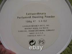 New Giorgio Beverly Hills Red Extraordinary Perfumed Dusting Powder 3.5 Oz Women