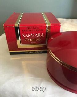 New Guerlain Samsara Perfume Dusting Body Powder 4.4 oz New In Box Rare