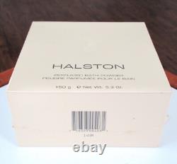 New Halston Perfumed Bath Powder Sealed Dusting Talc 150g 5.3oz NIB Discontinued