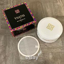 New In Box Vintage Ysatis De Givenchy Paris 7 Oz Perfumed Dusting Powder Sealed