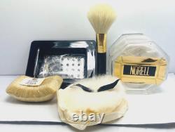 New NORELL Dusting Powder, Puff, Brush & Bath Soap VINTAGE SUPER RARE -PLS READ