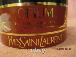 New Rare Vintage Yves Saint Laurent Opium Perfume Dusting Powder 5.2 Oz Read