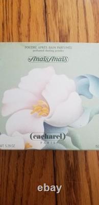 New Sealed CACHAREL ANAIS ANAIS PERFUMED DUSTING POWDER