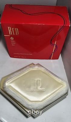 New Unused Giorgio Beverly Hills Red Extraordinary Perfumed Dusting Powder 5 OZ
