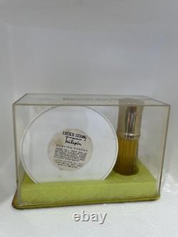 New Vintage Lucien Lelong Tailspin Perfume 2fl oz & Dusting Powder Set RARE