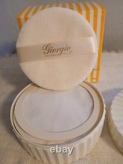 New in Bx Giorgio Beverly Hills Extraordinary Perfumed Dusting Powder 6 oz 150g