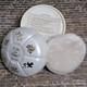 New vintage Nina Ricci 7 oz L'Air du Temps Talc Perfume Dusting Powder Puff
