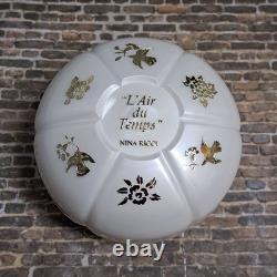 New vintage Nina Ricci 7 oz L'Air du Temps Talc Perfume Dusting Powder Puff