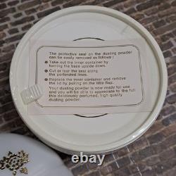 New vintage Nina Ricci 7 oz L'Air du Temps Talc Perfume Dusting Powder Puff