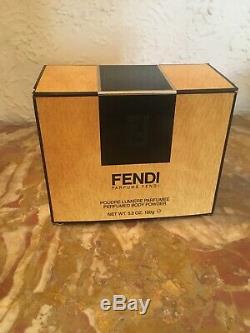 NewithSealed Rare Vintage FENDI Perfumed Dusting Body Powder 5.3 oz/150g
