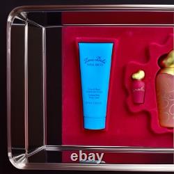 Nina Ricci Deci Dela Perfume Gift Set EDT 1.7oz Body Cream Soap Powder RARE LOT