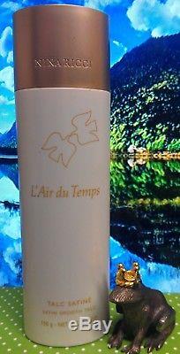 Nina Ricci L'AIR DU TEMPS Perfume Satin Smooth Talc Body Dusting Powder 5.3 #d15