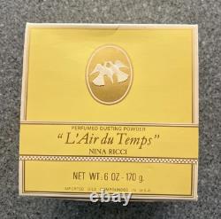 Nina Ricci L'Air Du Temps Perfumed Dusting Powder 6 Oz. /170g New Sealed