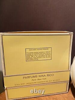 Nina Ricci L'Air Du Temps Perfumed Dusting Powder Net Wt. 6.0 Oz / 170g NIB RARE