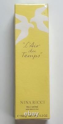 Nina Ricci L'Air du Temps Perfume Satin Dusting Body Powder 5.2oz Factory Sealed