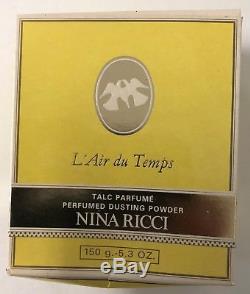Nina Ricci L'Air du Temps Perfumed Dusting Powder 5.3 oz 150g. New