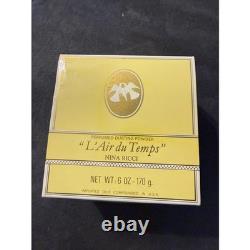 Nina Ricci L'Air du Temps Perfumed Dusting Powder 6 oz Vintage with Puff & Box