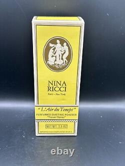 Nina Ricci L'air Du Temps 3.5 Oz Perfumed Dusting Powder (new With Box)