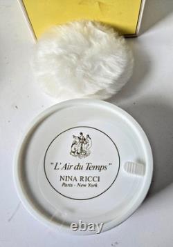 Nina Ricci L'air Du Temps 6 Oz Vintage Perfumed Dusting Powder (new With Box)