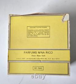 Nina Ricci L'air Du Temps 6 Oz Vintage Perfumed Dusting Powder (new With Box)