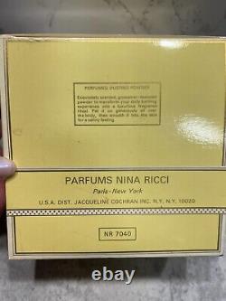 Nina Ricci L'air Du Temps Perfumed Dusting Powder 6oz Vintage NEW