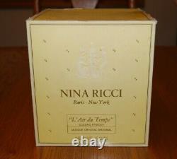 Nina Ricci L'air Du Temps Perfumed Dusting Powder Lalique Crystal Original