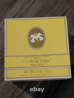 Nina Ricci L'air Du Temps Perfumed Dusting Powder Refill 6oz 170g New In Box