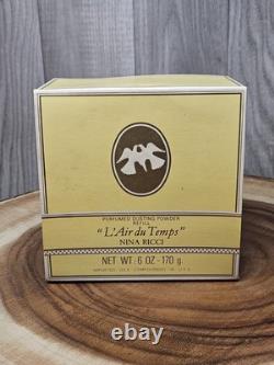 Nina Ricci L'air Du Temps Perfumed Dusting Powder Refill 6oz New In Box Vintage