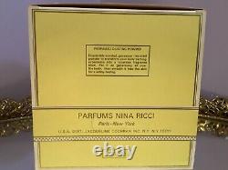 Nina Ricci LAir du Temps Perfumed Dusting Powder 6 oz NIB vintage sealed