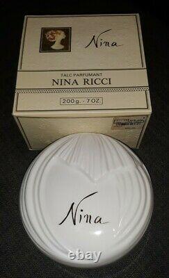 Nina Ricci Nina Parfumant Perfumed Talc Dusting Powder 7.0 Oz. 200g NIB Sealed