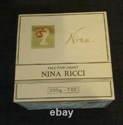 Nina Ricci Nina Parfumant Perfumed Talc Dusting Powder 7.0 Oz. 200g NIB Sealed