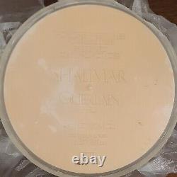 OPEN USED Vintage Guerlain Shalimar Perfumed DUSTING POWDER 4.4 oz. Damaged