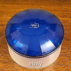 OPEN USED Vintage Guerlain Shalimar Perfumed DUSTING POWDER 4.4 oz. Damaged