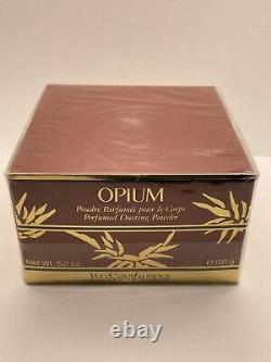 OPIUM By YSL 5.2 OZ PRESSED PERFUMED Dusting Body Powder NEW & SEALED Rare