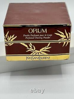 OPIUM Perfumed Dusting Powder Yves Saint Laurent 5.2OZ150GR, SEALED BOX, NOS