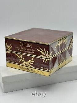 OPIUM Perfumed Dusting Powder Yves Saint Laurent 5.2OZ150GR, SEALED BOX, NOS