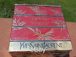 OPIUM Yves Saint Laurent perfumed dusting body powder 5.2 oz. NEW SEALED BOX