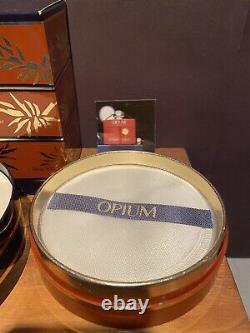 OPIUM by Yves Saint Laurent Net Wt. 6 oz PERFUMED DUSTING BATH POWDER Vintage