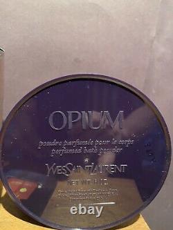 OPIUM by Yves Saint Laurent Net Wt. 6 oz PERFUMED DUSTING BATH POWDER Vintage