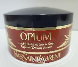 Opium By Ysl 5.2 Oz 150g Pressed Perfumed Dusting Body Powder Brand New Rare