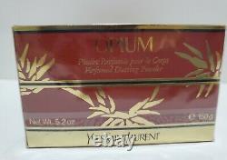 Opium By Ysl 5.2 Oz 150g Pressed Perfumed Dusting Body Powder Brand New Sealed