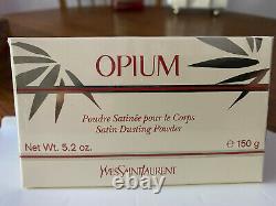 Opium By Yves Saint Laurent Satin Dusting Powder 5.2 oz New Sealed NOS RARE